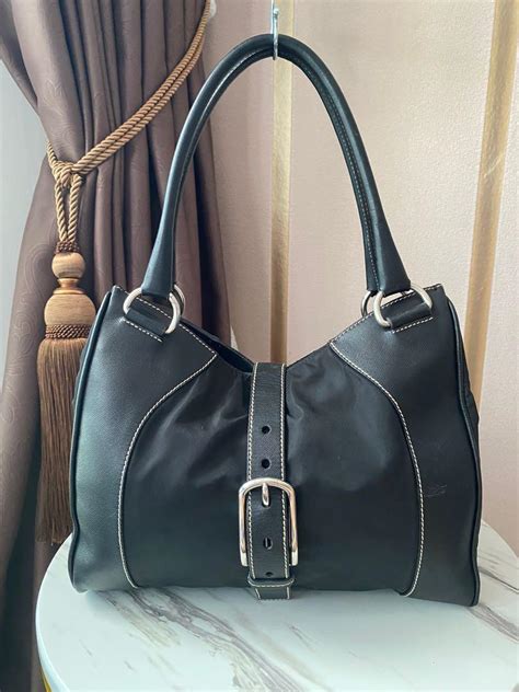 Authentic Prada Hobo Nylon Bag Luxury Bags Wallets On Carousell