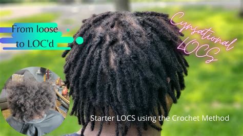 Instant Locs Maintenance With Crochet Hook #instantlocs #locsmaintenan ...