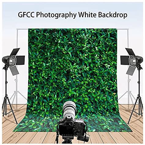 Holiyjog 7x5FT Green Leaves Photography Backdrops Microfiber Nature