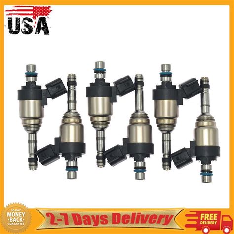 6x Fuel Injectors For 2012 13 Hyundai Azera Genesis Santa Fe V6 Kia