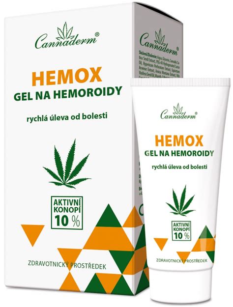 Foto Cannaderm Hemox Gel Na Hemoroidy 40 G Zbozi Cz