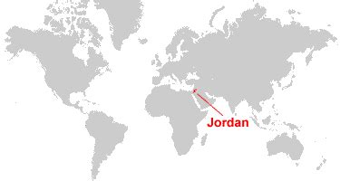 Jordan On A World Map - Fall Time Change 2024