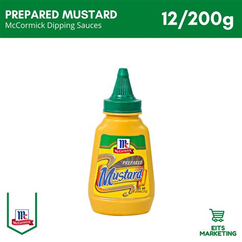 Mccormick Prepared Mustard G Lazada Ph