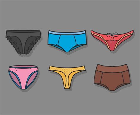 Panties Vector Set Vector Art And Graphics