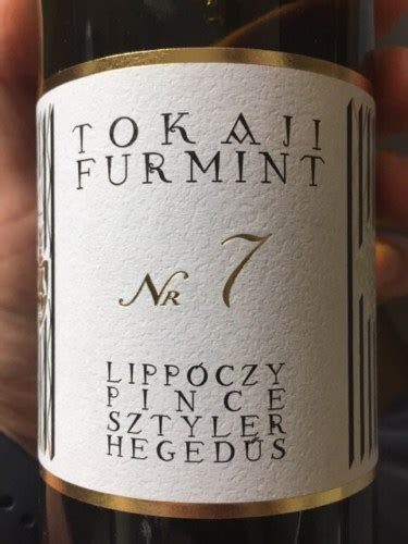 Lippóczy Pince Tokaji Furmint Nr 7 Vivino 日本