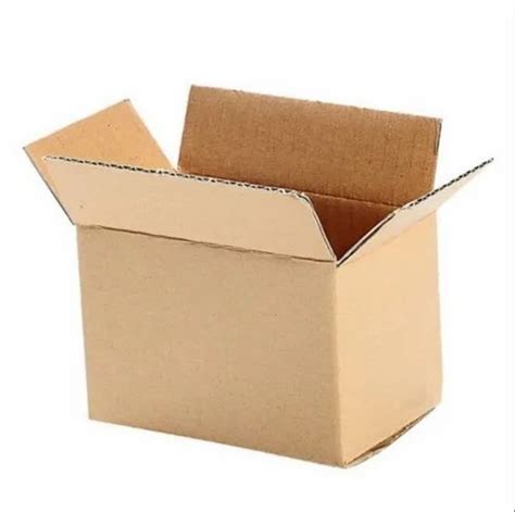 Brown Rectangular 5 Ply Corrugated Box Weight Holding Capacity Kg