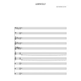 Airwolf - Piano Sheet- Piano Sheet