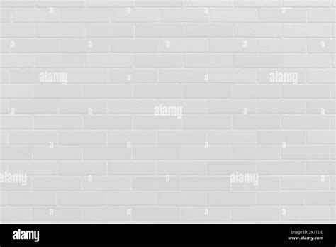 Clean White Brick Wall Pattern Tile For Interior Construction