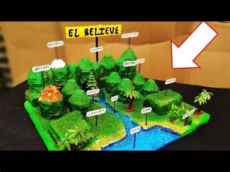 Como Hacer La Maqueta De Los Tipos De Relieve Maqueta De Las