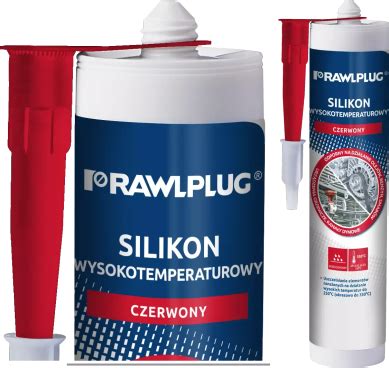 Silikon Wysokotemperaturowy Czerwony Kartusz Plastikowy Ml R