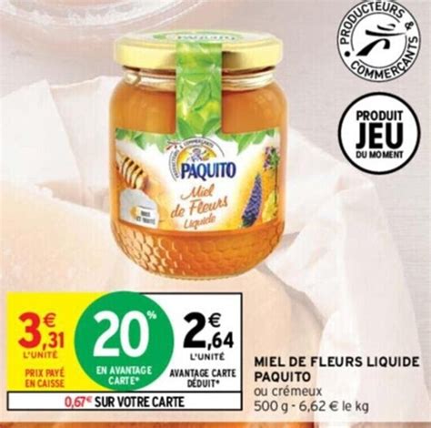 Promo Miel De Fleurs Liquide Paquito Chez Intermarch