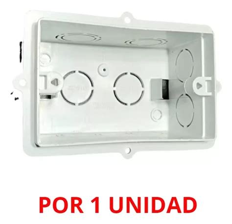 Caja De Embutir Rectangular X Cm Pvc Genrod Mercadolibre