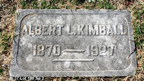 Albert Lee Kimball 1875 1927 Mémorial Find a Grave