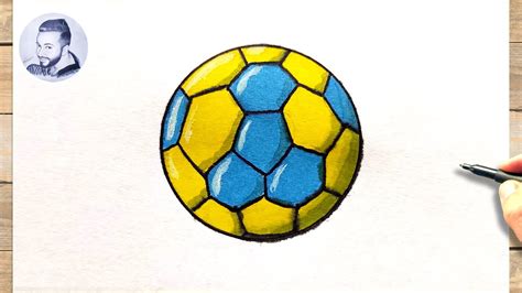 Comment Dessiner Un Ballon De Handball Youtube