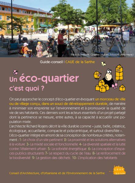 Un écoquartier c est quoi CAUE Sarthe