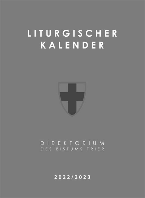 Liturgischer Kalender 2022 23 Lesejahr A Paulinus Verlag GmbH