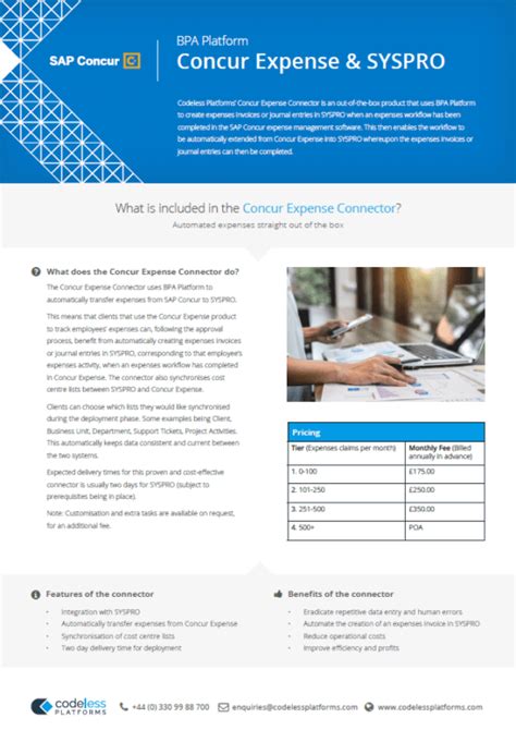 Concur Expense Syspro Integration Concur Expense Automation