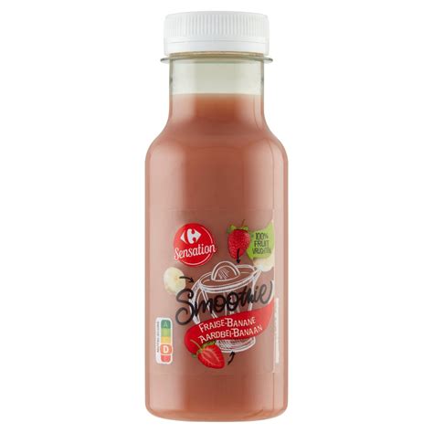 Carrefour Sensation Smoothie Aardbei Banaan Ml Carrefour Site