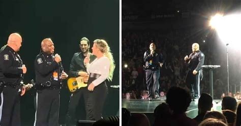 Kansas Highway Patrol Officers Joined Kelly Clarkson To Sing Stand By Me