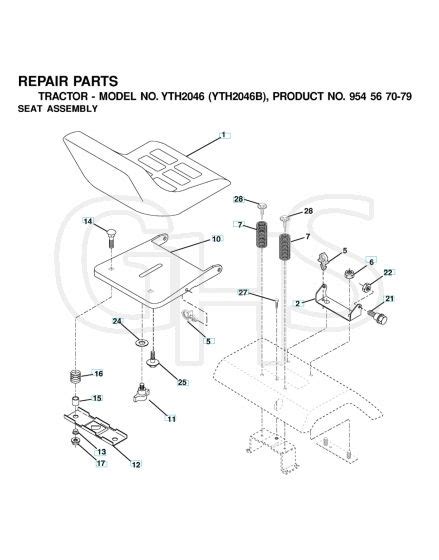 Husqvarna Yth2046 B Seat GHS