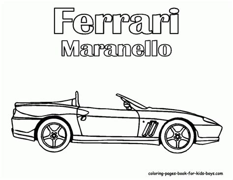 Ferrari Logo Coloring Pages