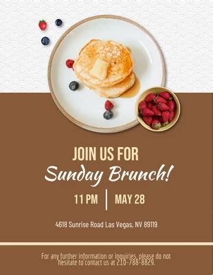 Free Brunch Invitation Templates - Venngage