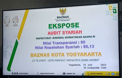 Baznas Kota Yogyakarta Alhamdulillah Baznas Kota Yogyakarta Raih