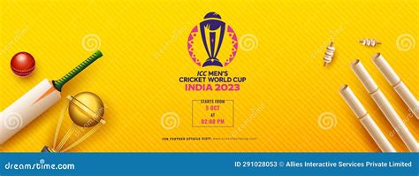 Icc Men S Cricket World Cup India Banner Or Header Design In