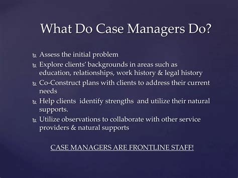 Caseworkers’ Roles in Mental Health Assessments | PPT