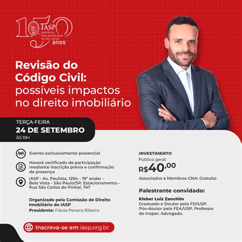 Revis O Do C Digo Civil Poss Veis Impactos No Direito Imobili Rio Iasp