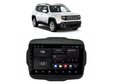 Central Multimídia Android Jeep Renegade 2016 2023 QUADCORE PLUS NAVPRO