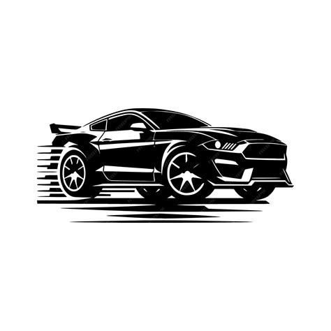 Premium Vector | Car silhouette vector template