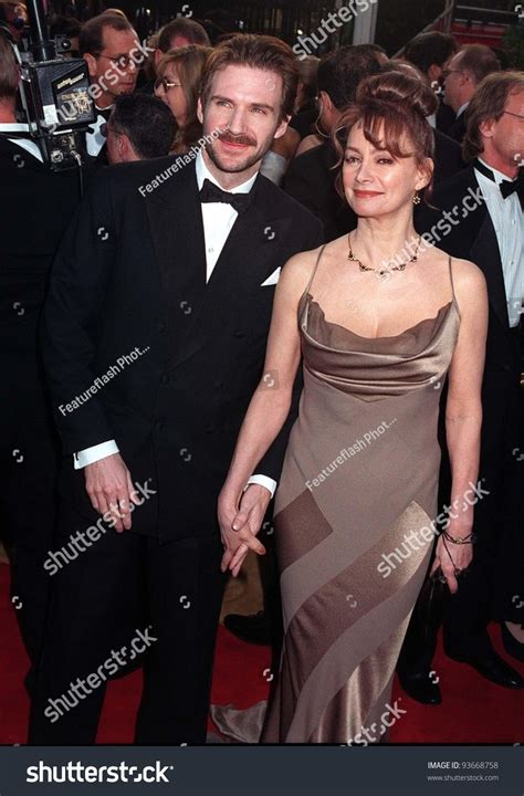 24mar97 Ralph Fiennes Francesca Annis Academy Stock Photo Edit Now