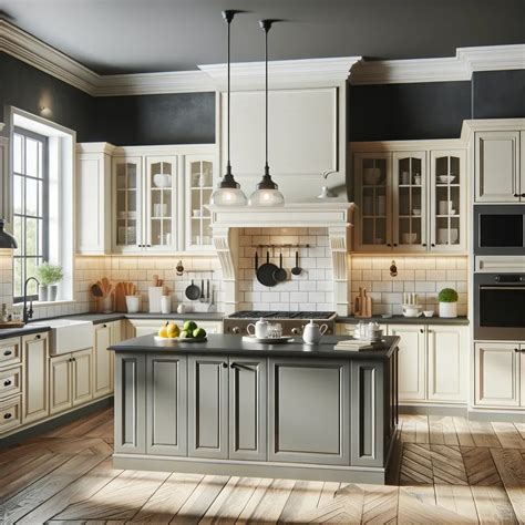 21 Captivating Wall Colors for Your Cream Kitchen Cabinets