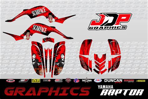 Yamaha Raptor 660 Graphics Design Template Etsy