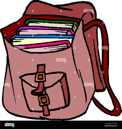 school bag and book Stock Vector Image & Art - Alamy