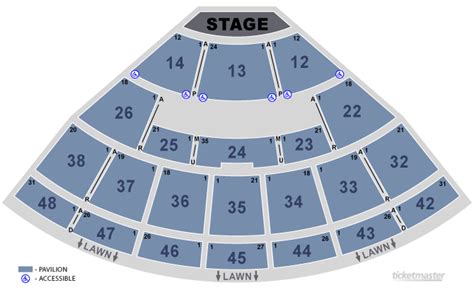 Blossom Music Center, Cuyahoga Falls OH | Seating Chart View