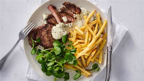 Cheat S Steak Bearnaise With Rosemary Fries French Recipes Goodtoknow