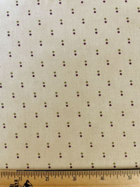 Double Dot On Ivory Quilting Fabric Patchwork Dreamer