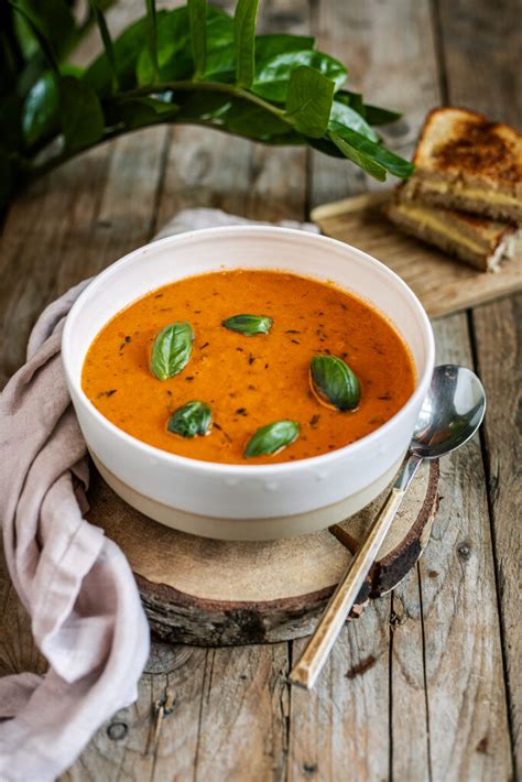 Leckere Tomatensuppe Aus Frischen Tomaten Veganer Foodblog Aus