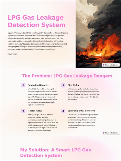 lpg gas leakage detection system