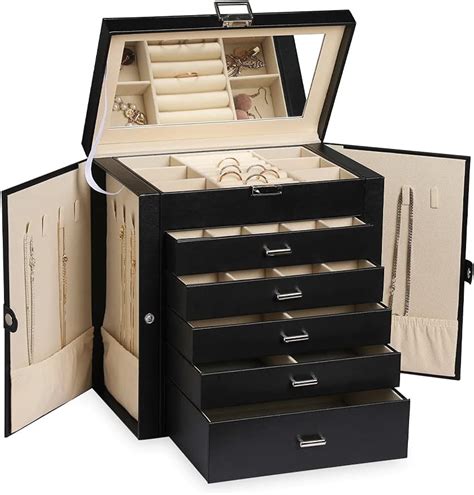 Amazon Glenor Co Extra Large Jewelry Box Organizer Slot