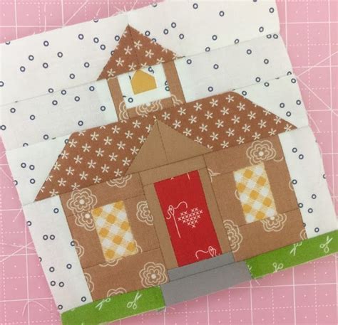 Schoolhouse Block Tutorial Bee In My Bonnet Bloglovin House