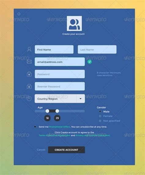 Newsletter Signup Form Template