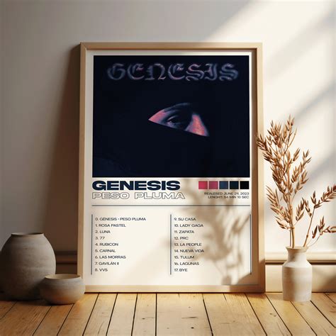 Peso Pluma Poster, Peso Pluma Album Art Cover Wall Print Painting, Peso ...