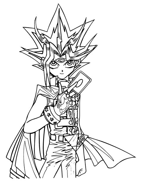 Yu Gi Oh Coloring Pages To Download And Print For Free