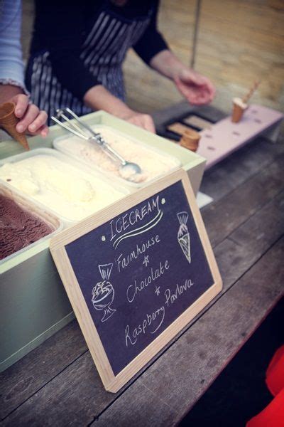 Our Rustic Country Wedding Ice Cream In The Church Yard The Natural