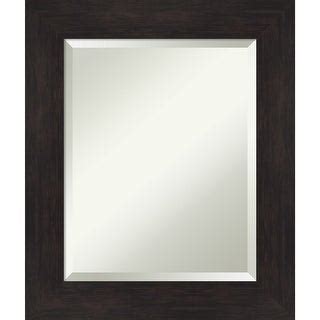 Beveled Wall Mirror Furniture Espresso Frame Furniture Espresso