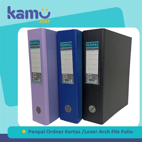 Jual Penpal Ordner Folio Kertas Paper Lever Arch File F Pl