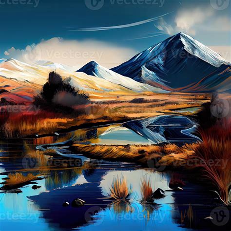 Landscape Art - Ai Generated 22416408 Stock Photo at Vecteezy